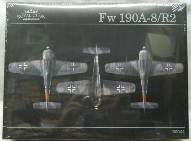Eduard 1/48 Focke-Wulf FW-190 A-8/R2 Royal Class With Actual Aircraft Part and Replica Knights Cross With Oak Leaves - (FW190A9R2), R0004 plastic model kit